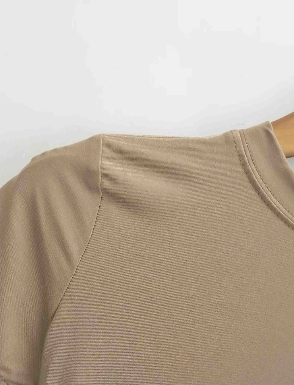 2025 New High Quality Casual T shirt Sexy Slim Short Sleeves Fashion Trend Solid Women Clothing y2k Tops